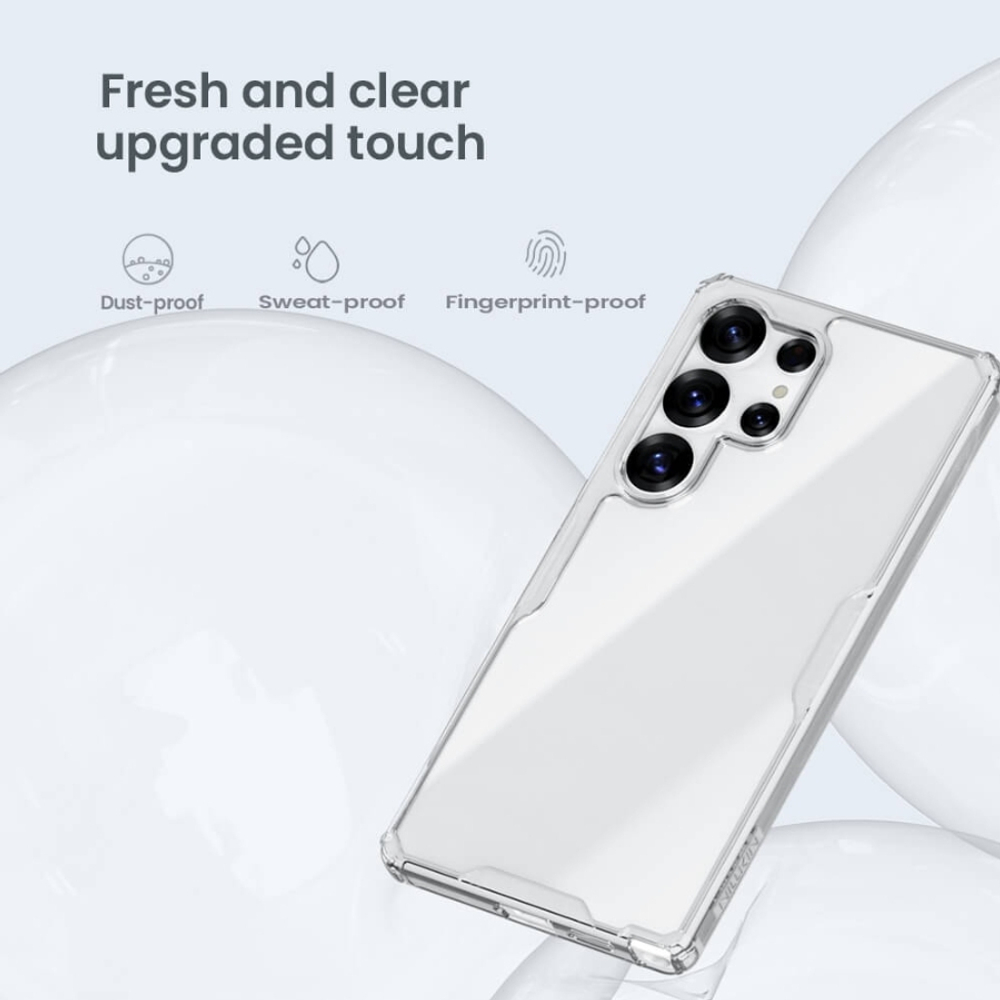 Прозрачный силиконовый чехол Nillkin Nature Pro для Samsung Galaxy S25 Ultra