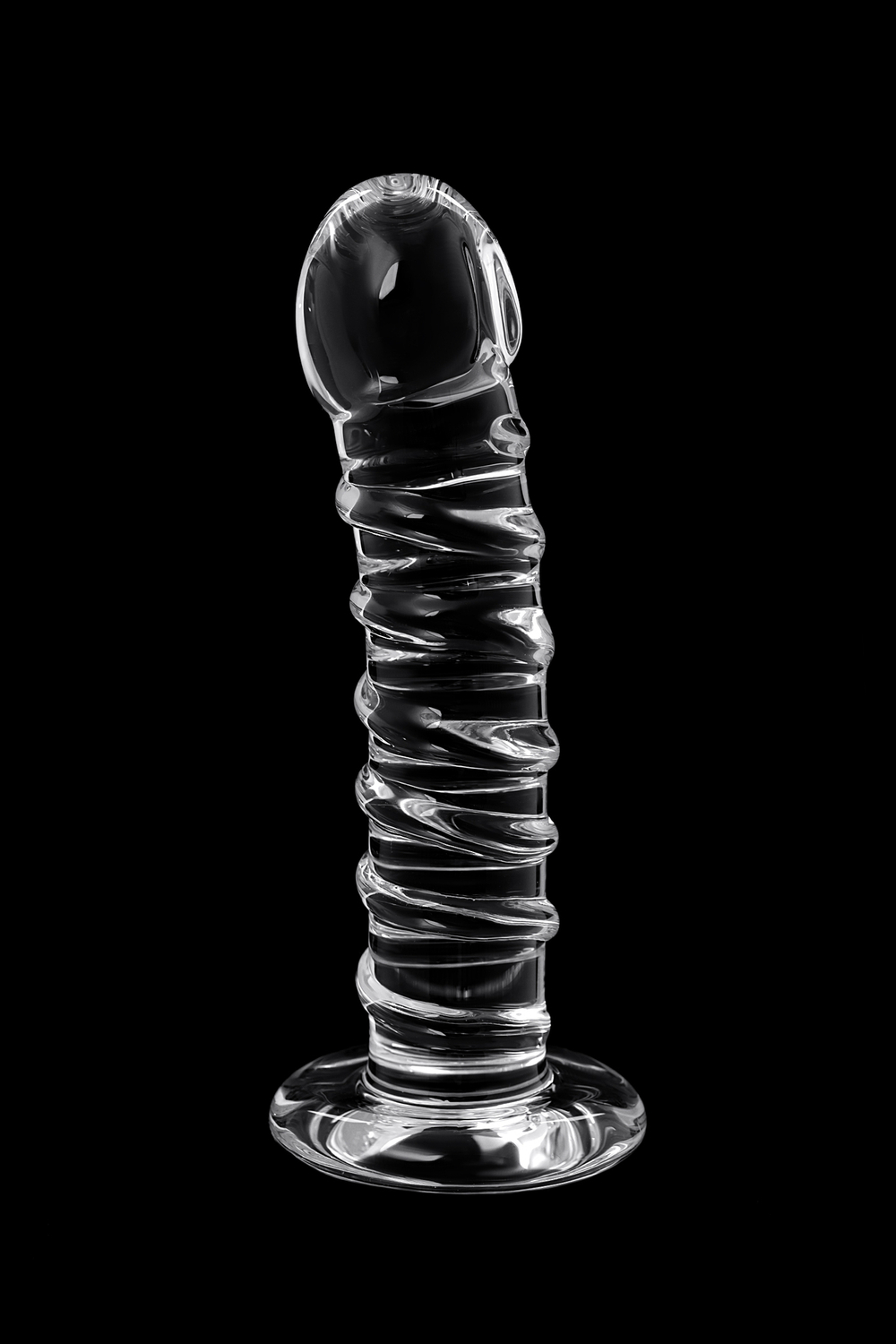Фаллоимитатор Sexus Glass стеклянный прозрачный 15 см