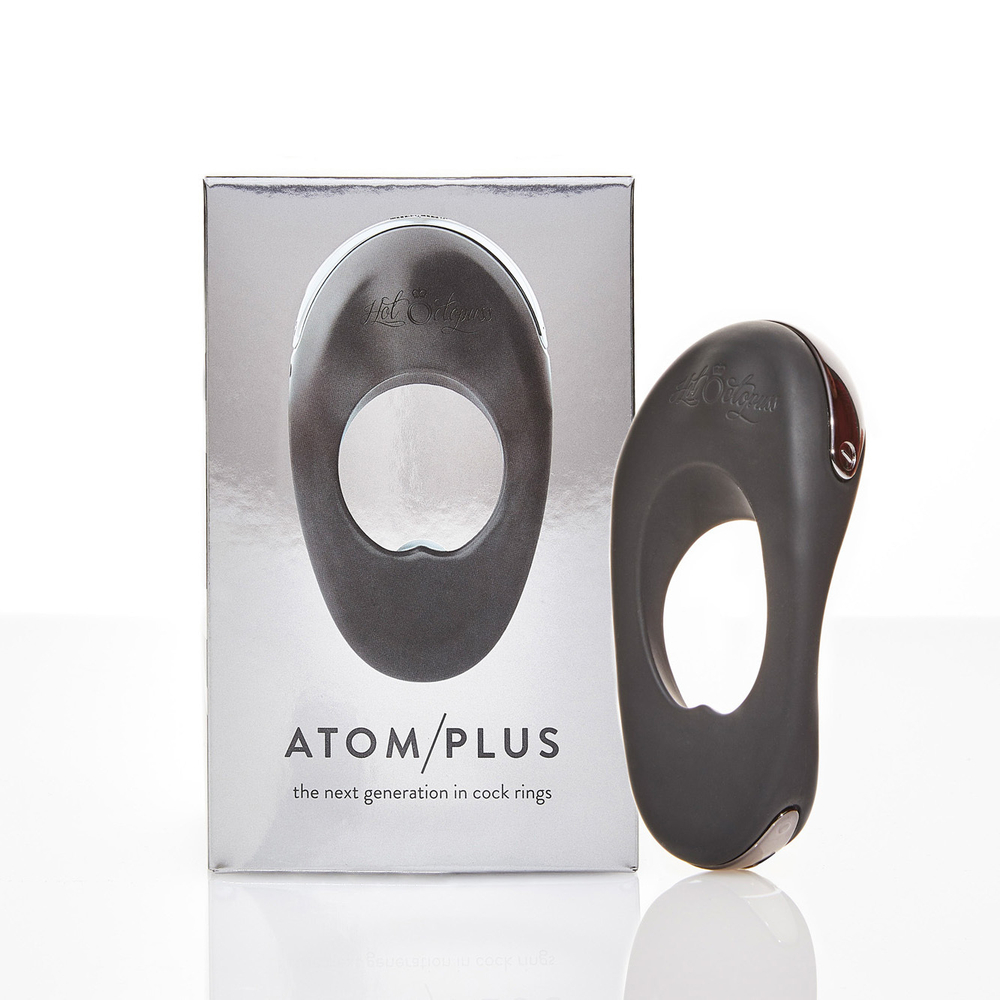 ATOM PLUS Мощное гибкое эрекционное виброкольцо с двумя виброэлементами