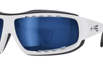 Спортивные очки LiP Typhoon / Gloss White - Black / Zeiss / PA Polarized / Gun Blue Lens