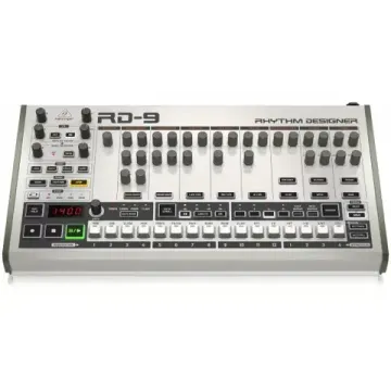 BEHRINGER RD-9 - классическая аналоговая/цифровая драм-машина, 64-шаговый секвенсор