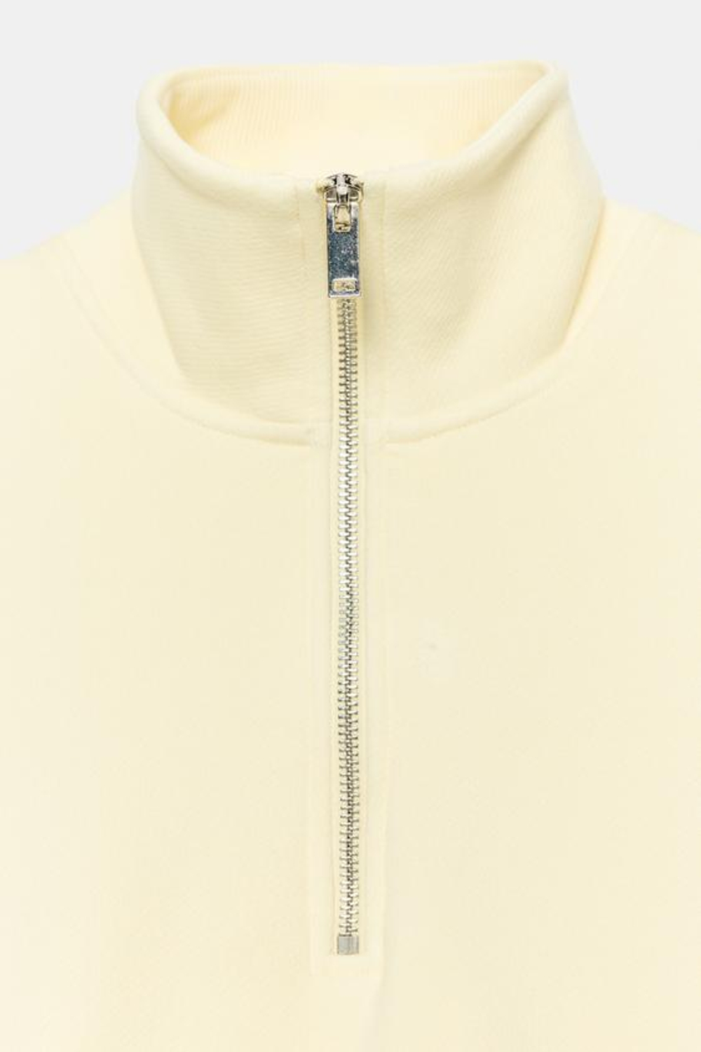 ZARA ТОЛСТОВКА С МЕТАЛЛИЧЕСКОЙ МОЛНИЕЙ, ЖЕЛТЫЙ