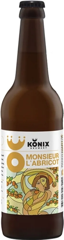 Пиво Коникс Месье Абрикос / Konix Brewery Monsieur l'Abricot 0.45 - стекло