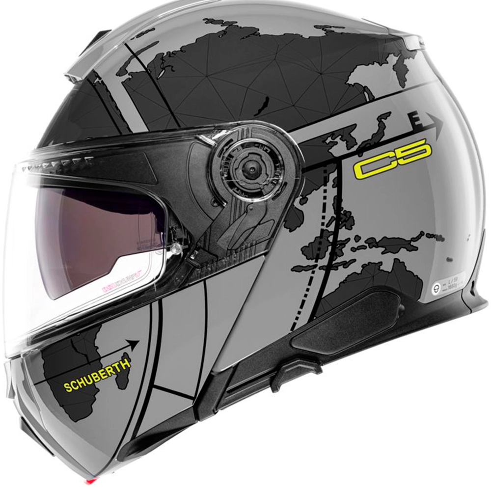 Шлем Schuberth C5 Globe Grey, серый, размер XL (RR)