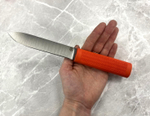 Нож Алтайский МС, Bohler N690, резинопластик, оранжевый