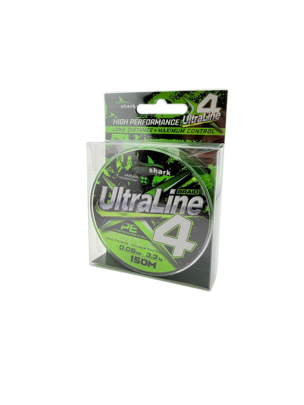 Шнур EastShark Ultra Line X4 150м 0,06мм зеленый