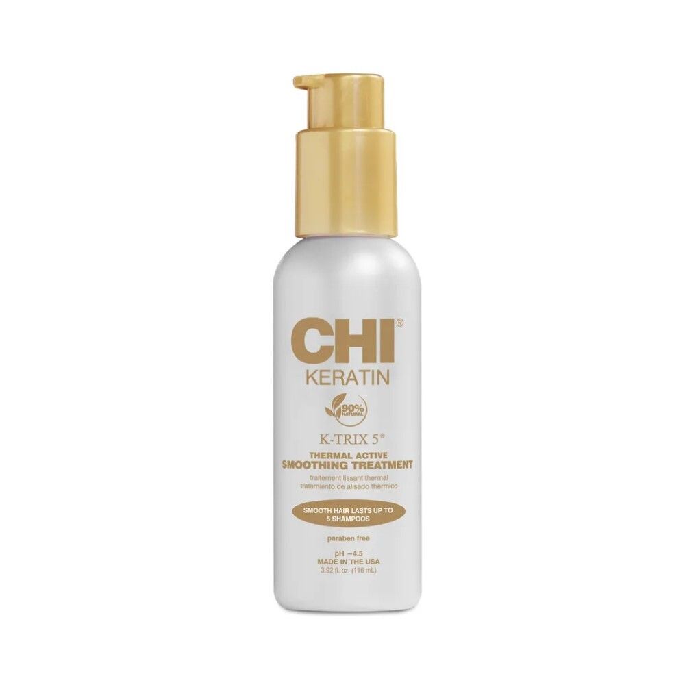 CHI Keratin K-TRIX 5 Разглаживающая эмульсия для волос с кератином, 116мл