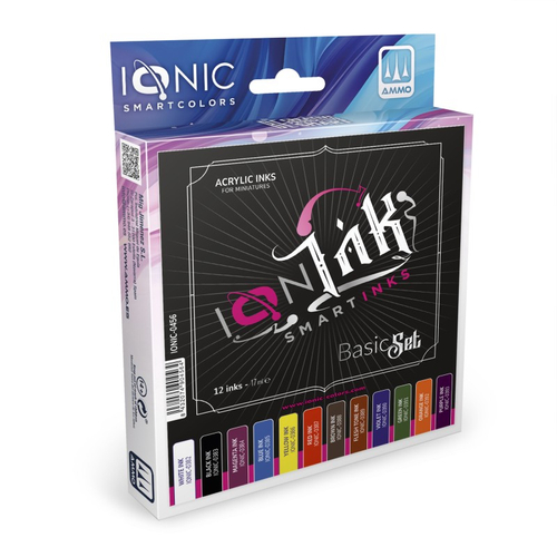 Набор чернил IONINKS Basic - IONIC Smart Colors, 12 × 20 мл