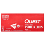 Quest Nutrition, протеиновые чипсы из тортильи, пицца, 8 пакетиков по 32 г (1,1 унции)