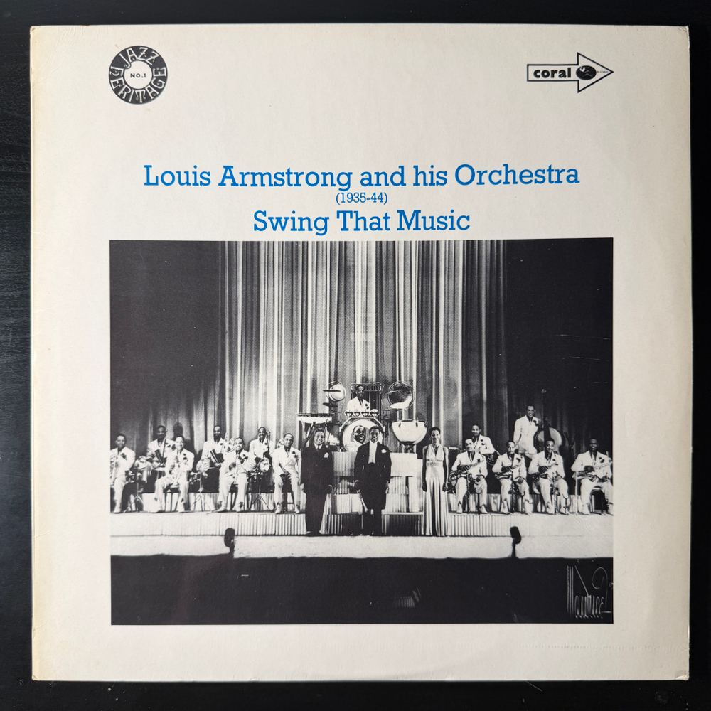 Louis Armstrong And His Orchestra ‎– (1935-44) - Swing That Music (Англия)