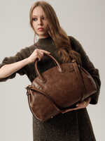 Кожаная сумка Amelie DBR 31463 светло-коричневый