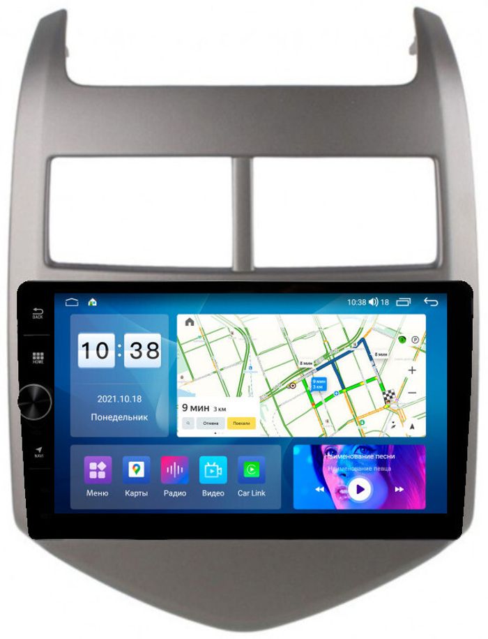 Магнитола для Chevrolet Aveo 2012-2015 - Parafar PF992LHDAV на Android 12, Быстрая, CarPlay, 4G SIM-слот