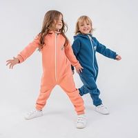 Комбинезон с клапаном и капюшоном "Коралл" утепленный