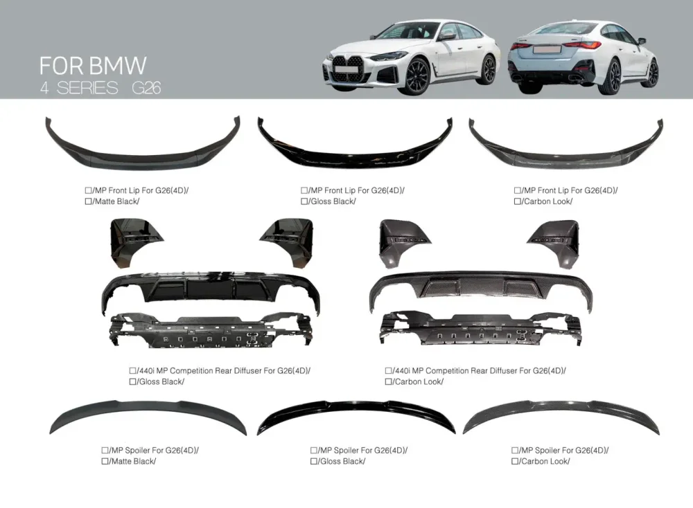 Комплект в М-стиле для BMW 4 серии G26 БМВ