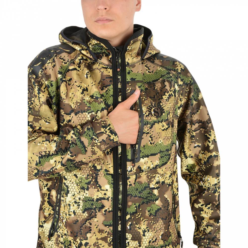 Костюм мужской "Tracker II", softshell, лес/forest, ХСН