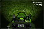 Cамоходная аккумуляторная газонокосилка Greenworks 82LM30S , 82v, 76 см, (2519207U3B), с 3хАКБ 5Ач и ЗУ для 2-х аккумуляторов