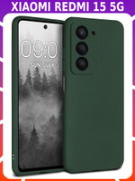 Мягкий Soft Touch чехол из силикона для XIAOMI REDMI 15 5G с бархатной подкладкой