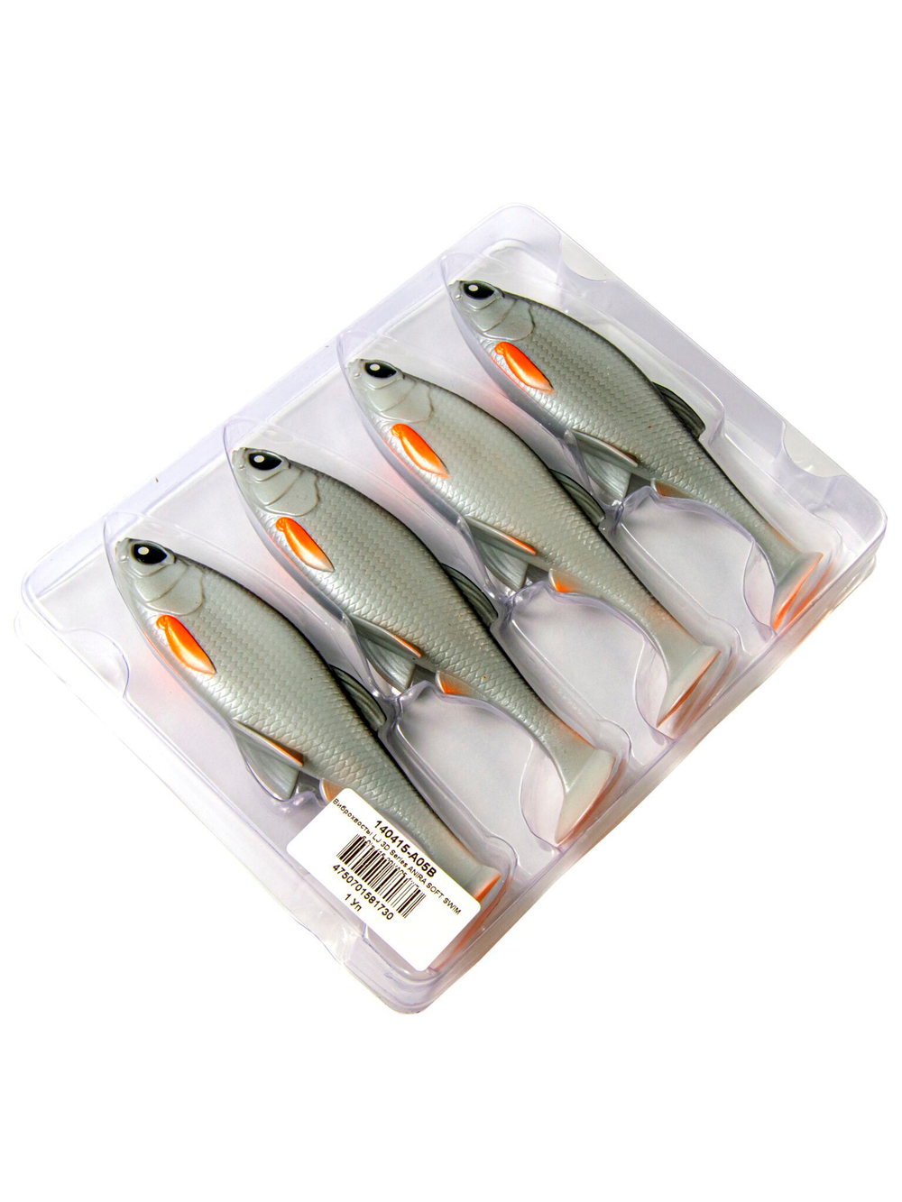 Виброхвосты LJ 3D Series ANIRA SOFT SWIM 6,0in (15,20)/A05 4шт.