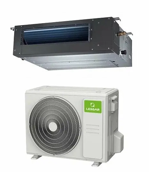 Сплит-система кондиционер канальный Lessar LS-HE24DWA2/LU-HE24UWA2 на 70 м²