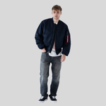 Бомбер Alpha Industries MA-1 Replica Blue (Синий)