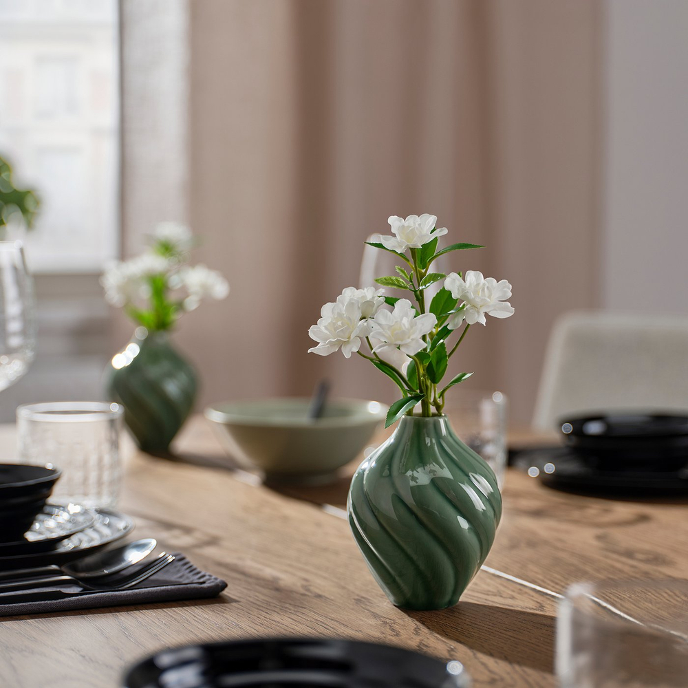 IKEA KORNSPARV  (ИКЕА КОРНСПАРВ)  -  Ваза - зелёный 12 см