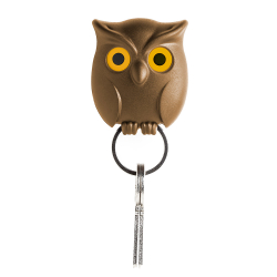 Держатель для ключей Night Owl коричневый Qualy