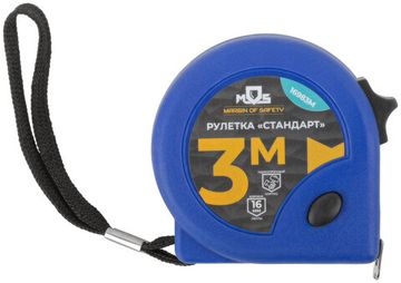 Рулетка "Стандарт" 3 м x 16 мм