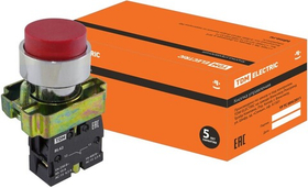 Кнопка BL42 без подсветки красный 1рTDM SQ0704-0049