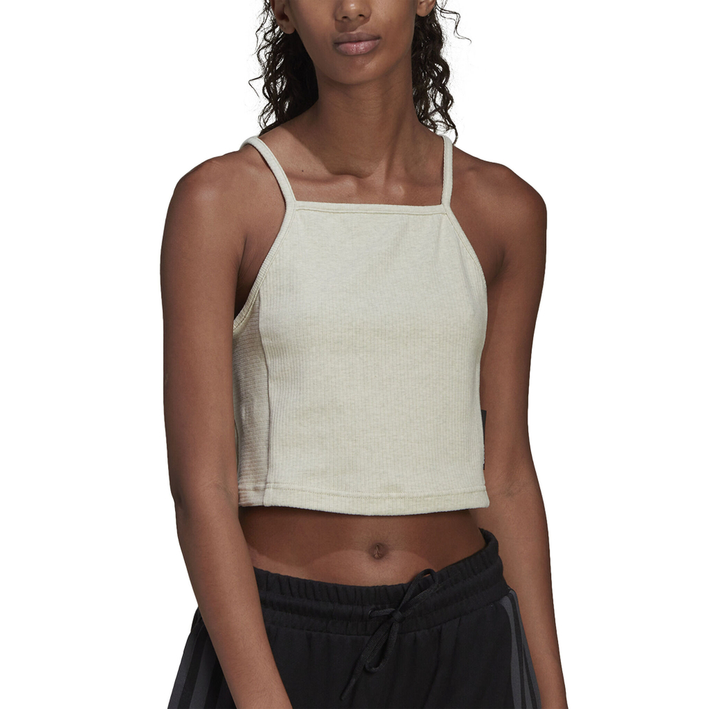 Женская теннисная майка adidas Studio Lounge Summer Tank Top Women - Green