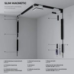 Slim Magnetic Гибкий коннектор белый 85099/00