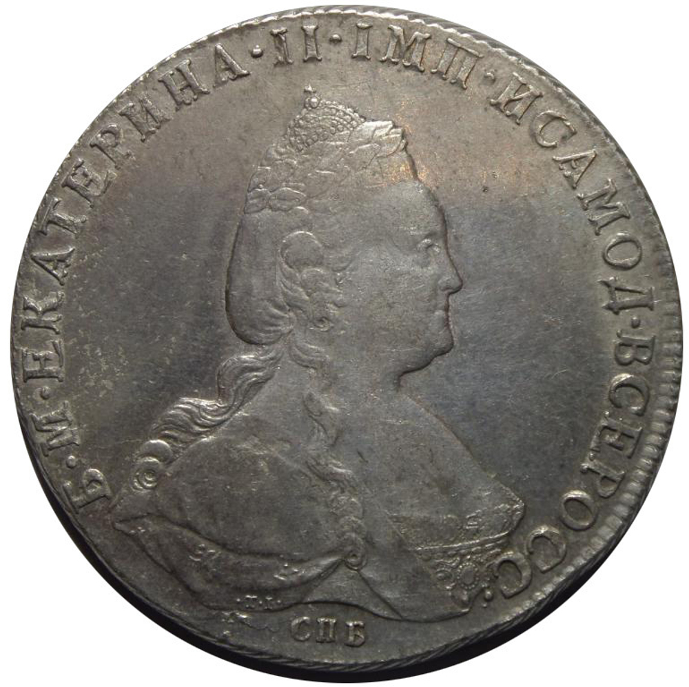 1 рубль 1786 года СПБ-ТI-ЯА.