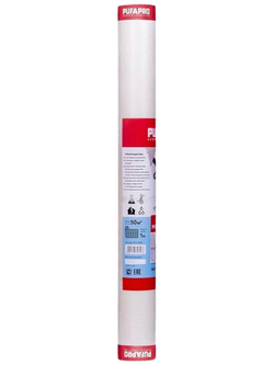 Стеклосетка малярная PUFAPRO 50 г/м2, яч 2 мм х 2 мм. (50 м/рулон) Пуфас