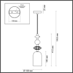 4861/1B ODL_EX Подвес E14 1*40Вт 220В IP20 CLASSIC