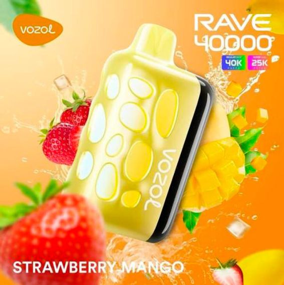 Vozol RAVE 40000 - Strawberry Mango (5% nic)