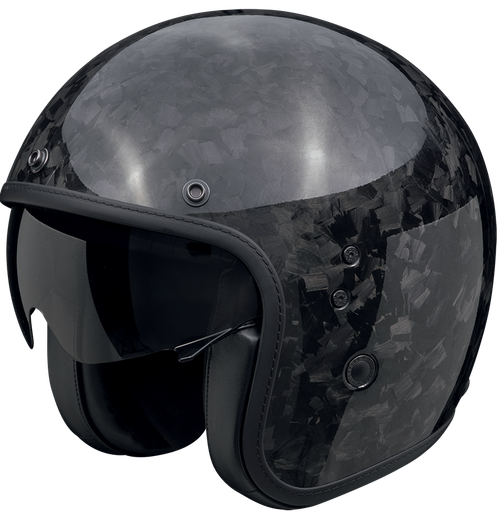 Купить Мотошлем Открытый Scorpion EXO Belfast Evo Carbon / Темно-серый