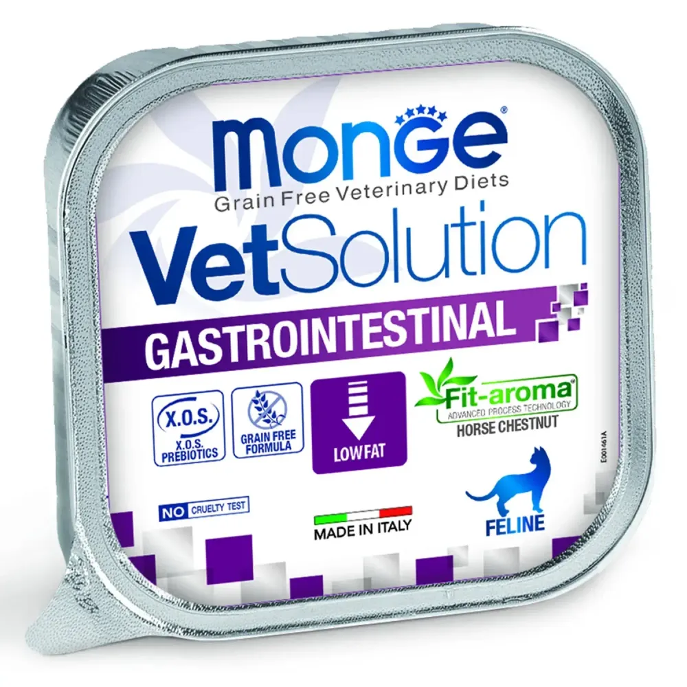 Диетический корм Monge VetSolution Cat Gastrointestinal для кошек при заболеваниях ЖКТ