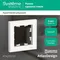 Рамка пластиковая на 1 пост Systeme Electric AtlasDesign Art Белый ATN200101