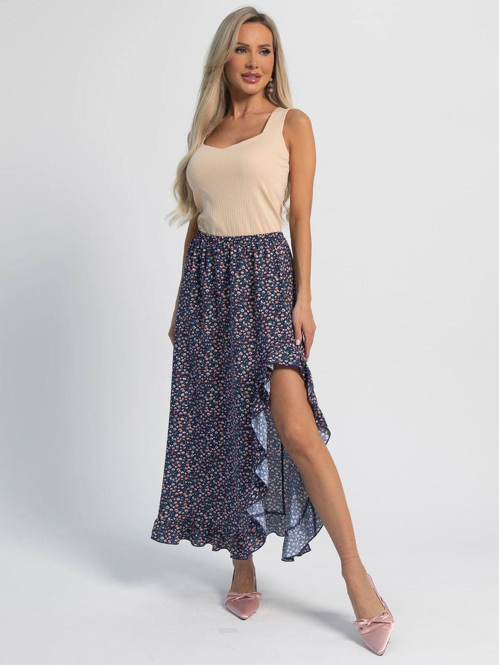 Юбка Беллатрис (синяя) Ю16080-35М LT Collection