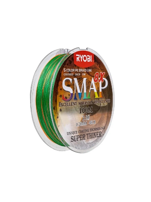 Шнур SMAP PE8X-100M Multi Colour