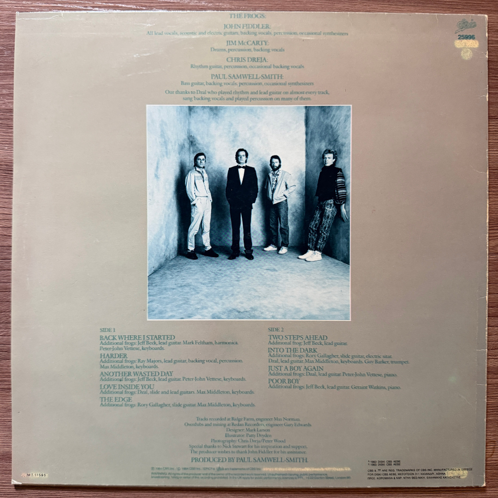Box Of Frogs ‎– Box Of Frogs (Греция 1984г.)