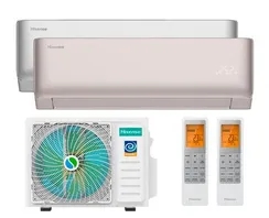 Мульти сплит-система Hisense 2 x AMS-09UW4RYCHD00(C,S) / AMW2-14U4RGC
