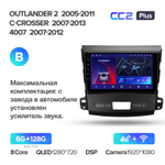 Teyes CC2 Plus 9" для Mitsubishi Outlander 2005-2011