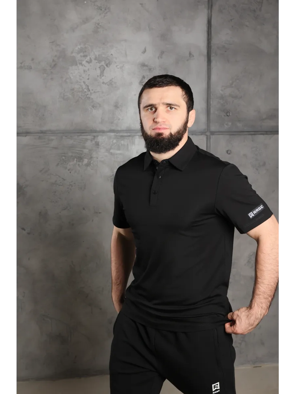 Поло Rage black арт.: HY25698