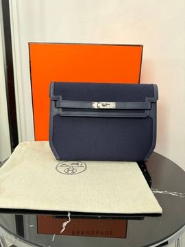 Клатч-барсетка темно-синяя от Hermès BP5-136658