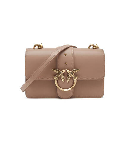 Кожаная сумка через плечо LOVE ONE MINI Pinko - коричневый(100059 A0F1)