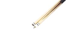 Двухсоставной бильярдный кий для русской пирамиды Classic "W-6040" (черный) с оплеткой