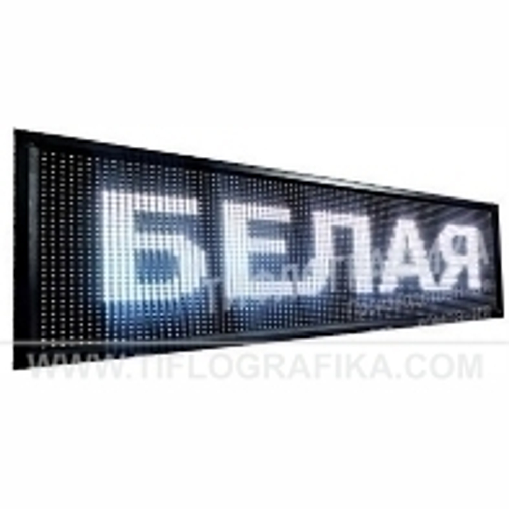 Светодиодное табло "Бегущая строка" белого свечения 560х2960x90 мм