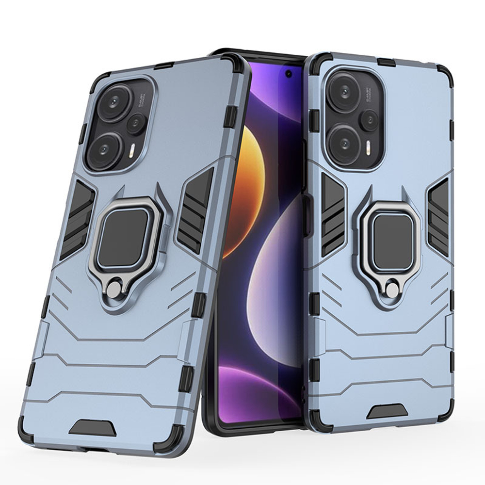 Противоударный чехол с кольцом Panther Case для Xiaomi Poco F5