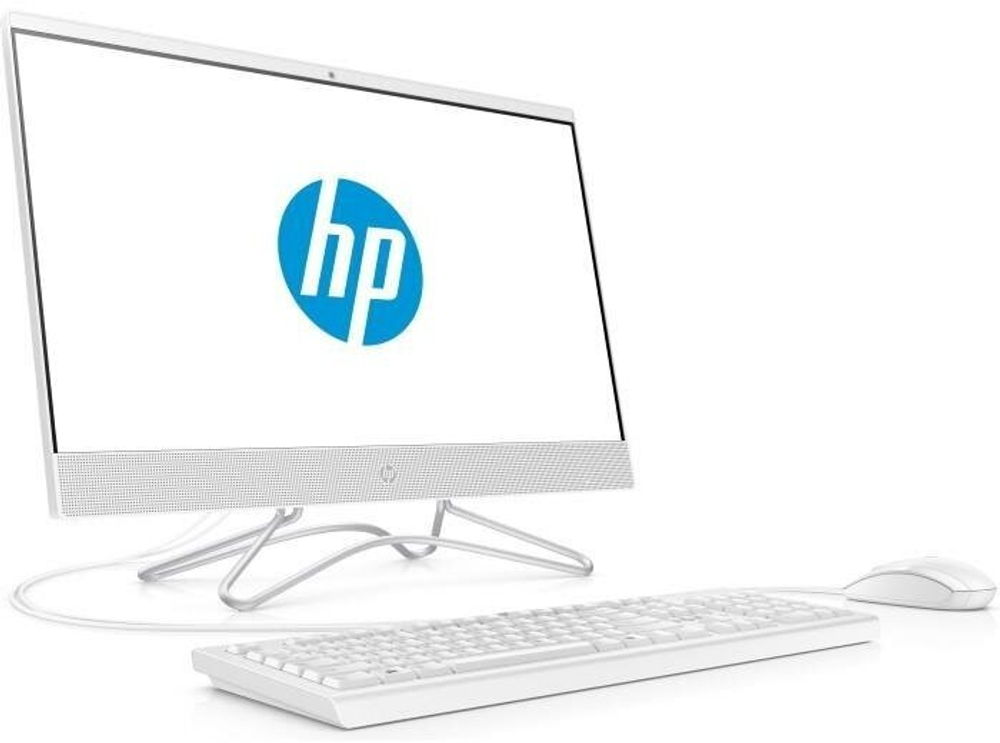 Моноблок HP 24-df0031ur. Конфигурация: Intel Pentium Silver J5040 2 ГГц/4 ГБ/128 ГБ SSD/Intel UHD Graphics 605/Free DOS/23.8"/1920х1080
