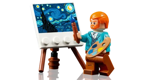 Конструктор LEGO Ideas 21333 Винсент Ван Гог: Звёздная ночь